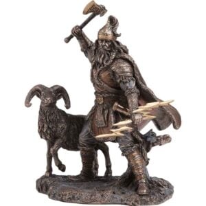 Perun God of Thunder Statue