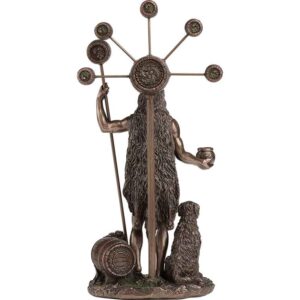 Bronze Sucellus Celtic God Statue