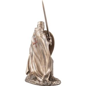 Bronze Knights Templar Crusader Statue