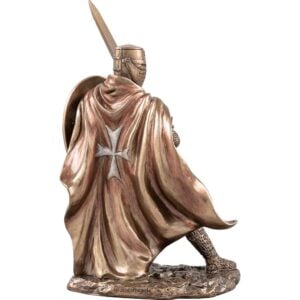 Knight Templar with Sword and Shield Statue