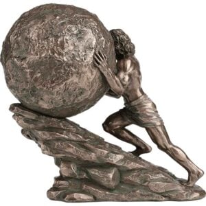 Sisyphus Eternal Punishment Statue