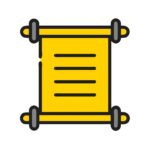 icon of a scroll