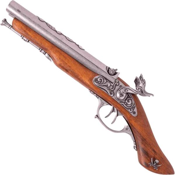 19th Century Double Barrel Pirate Pistol