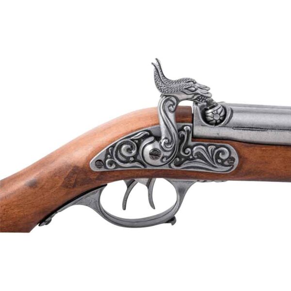 19th Century Double Barrel Pirate Pistol