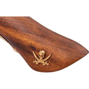 19th Century Brass Double Barrel Pirate Pistol