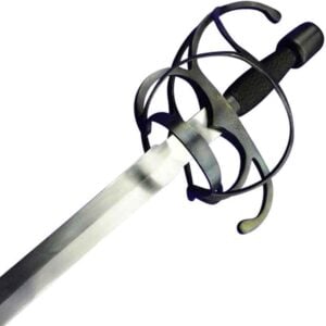 Blackened Swept Hilt Rapier