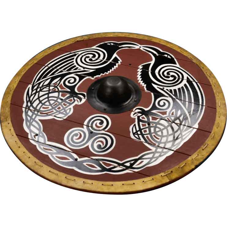 Huginn and Muninn Viking Shield