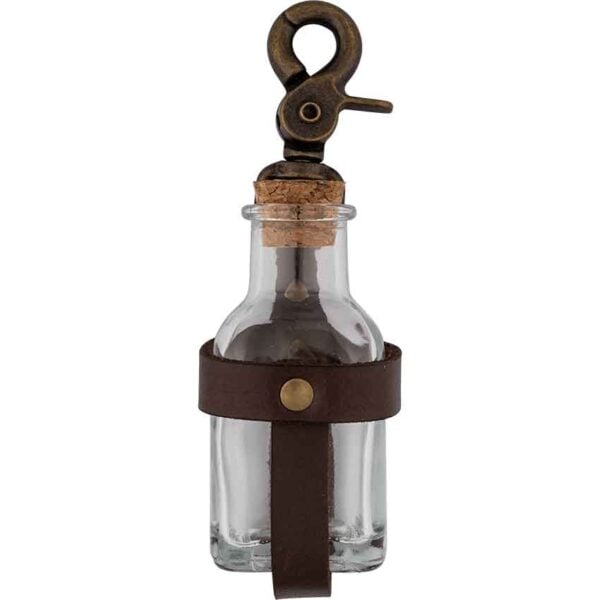 Square Potion Vial with Belt Clip