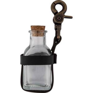 Square Potion Vial with Belt Clip