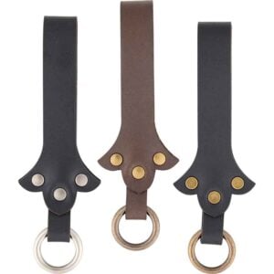 Leather Belt Loop with Ring