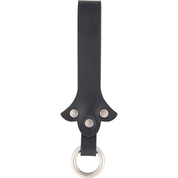 Leather Belt Loop with Ring