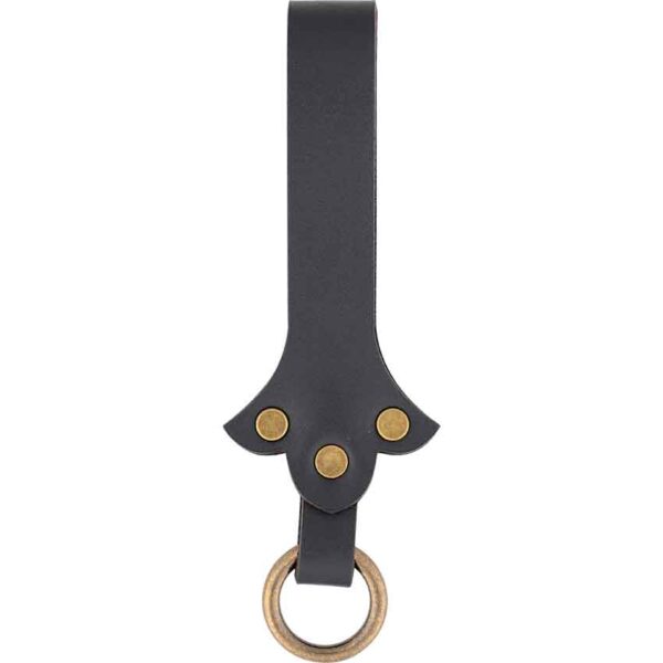 Leather Belt Loop with Ring