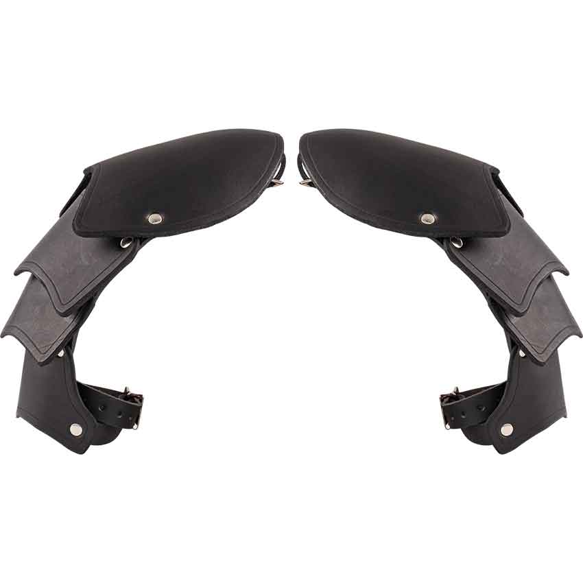Solomon Leather Pauldrons