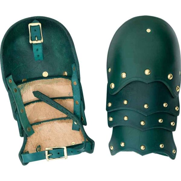Solomon Studded Leather Pauldrons