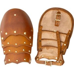 Solomon Studded Leather Pauldrons