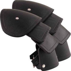 Gideon Leather Pauldrons