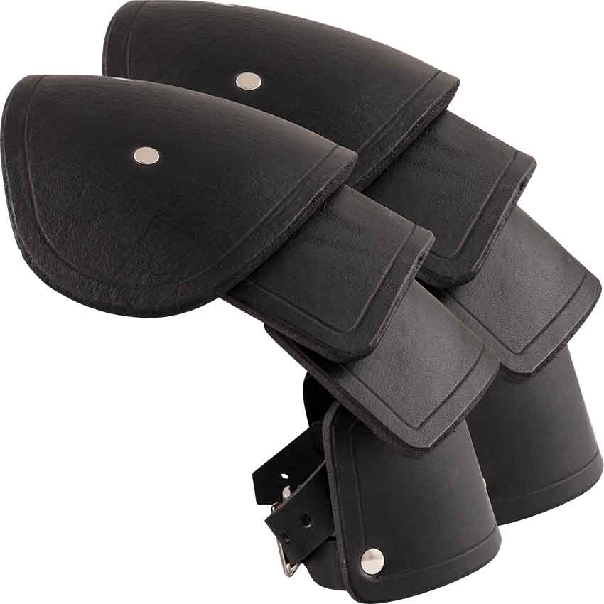 Gideon Leather Pauldrons