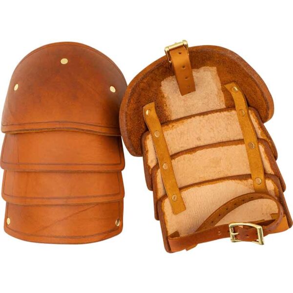 Gideon Leather Pauldrons