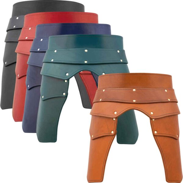 Gideon Leather Tasset Belt