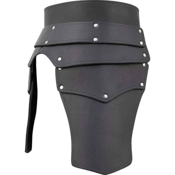 Gideon Leather Tasset Belt