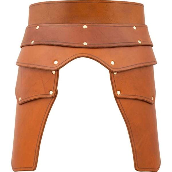 Gideon Leather Tasset Belt