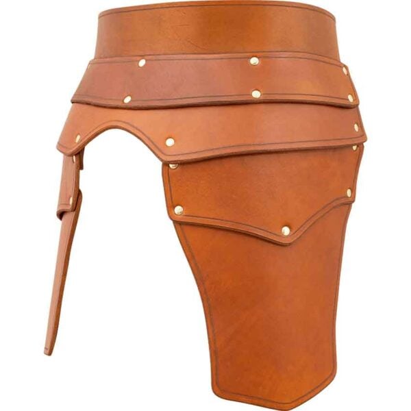 Gideon Leather Tasset Belt