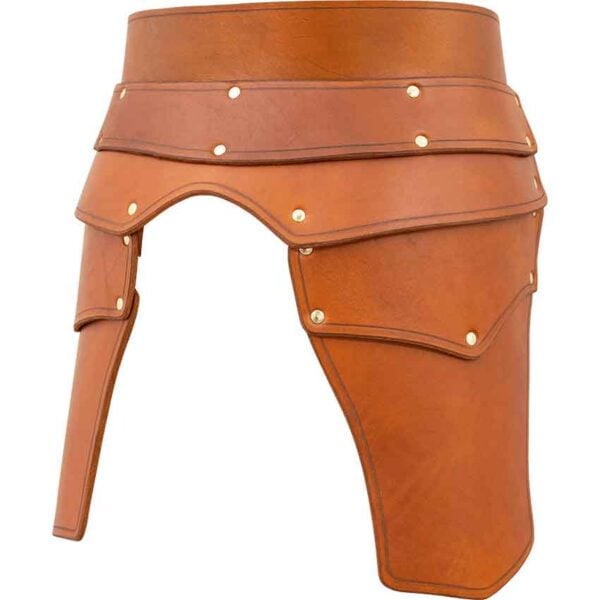 Gideon Leather Tasset Belt