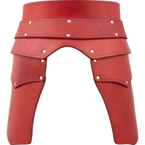 Gideon Leather Tasset Belt