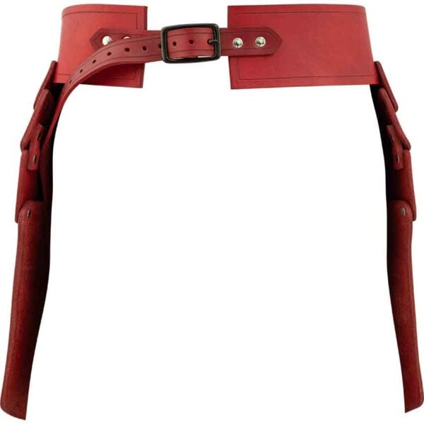 Gideon Leather Tasset Belt