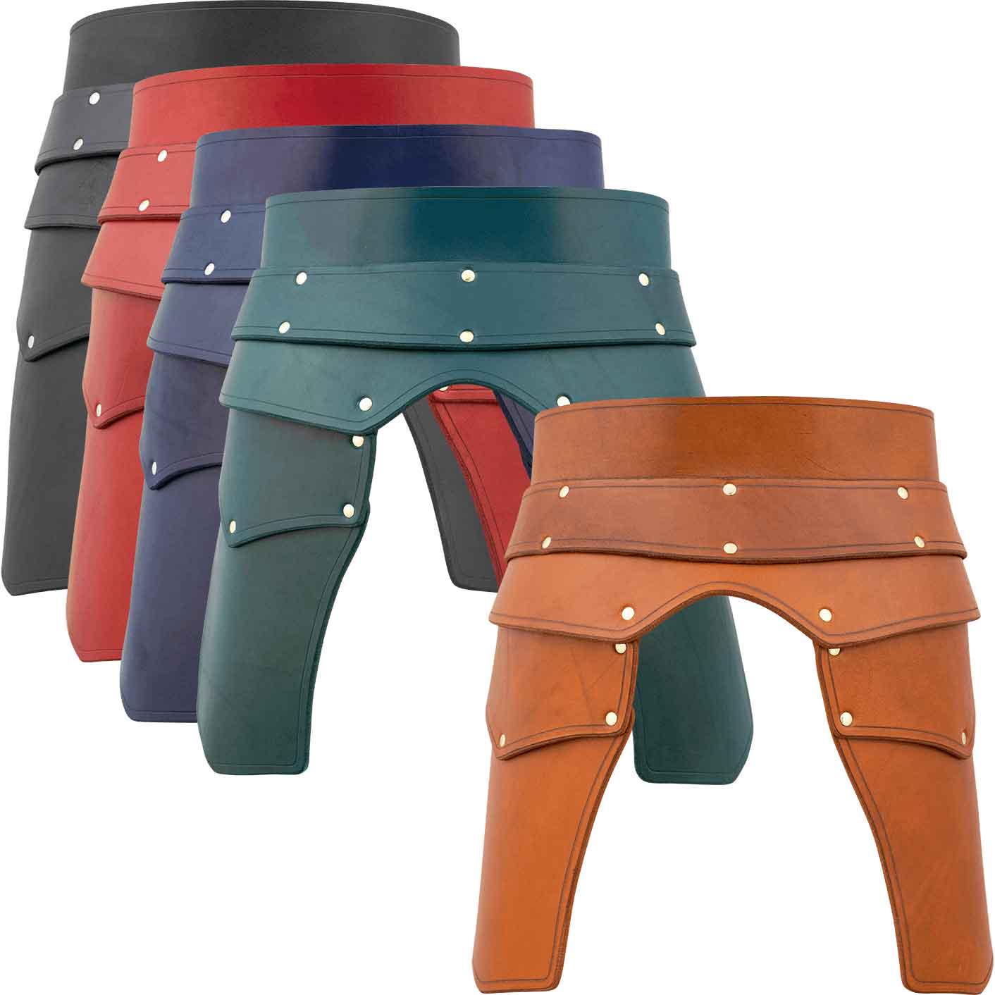 Gideon Leather Tasset Belt
