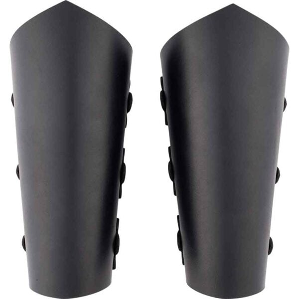 Medieval Knight Leather Bracers - Image 6