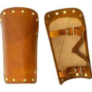 Solomon Studded Leather Arm Bracers