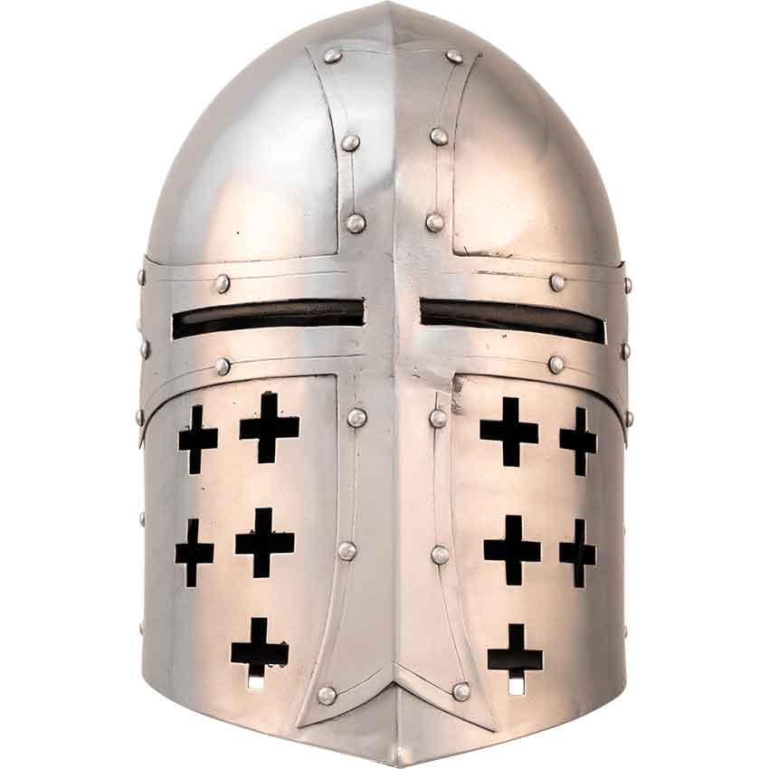 Medieval Crusader Sugarloaf Helmet