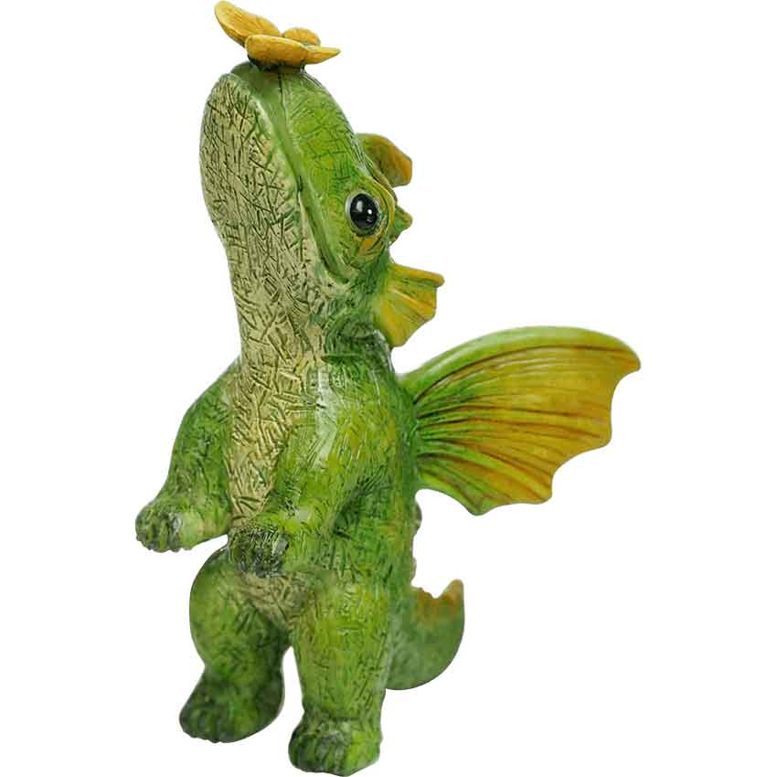 A Soft Landing Dragon Statue