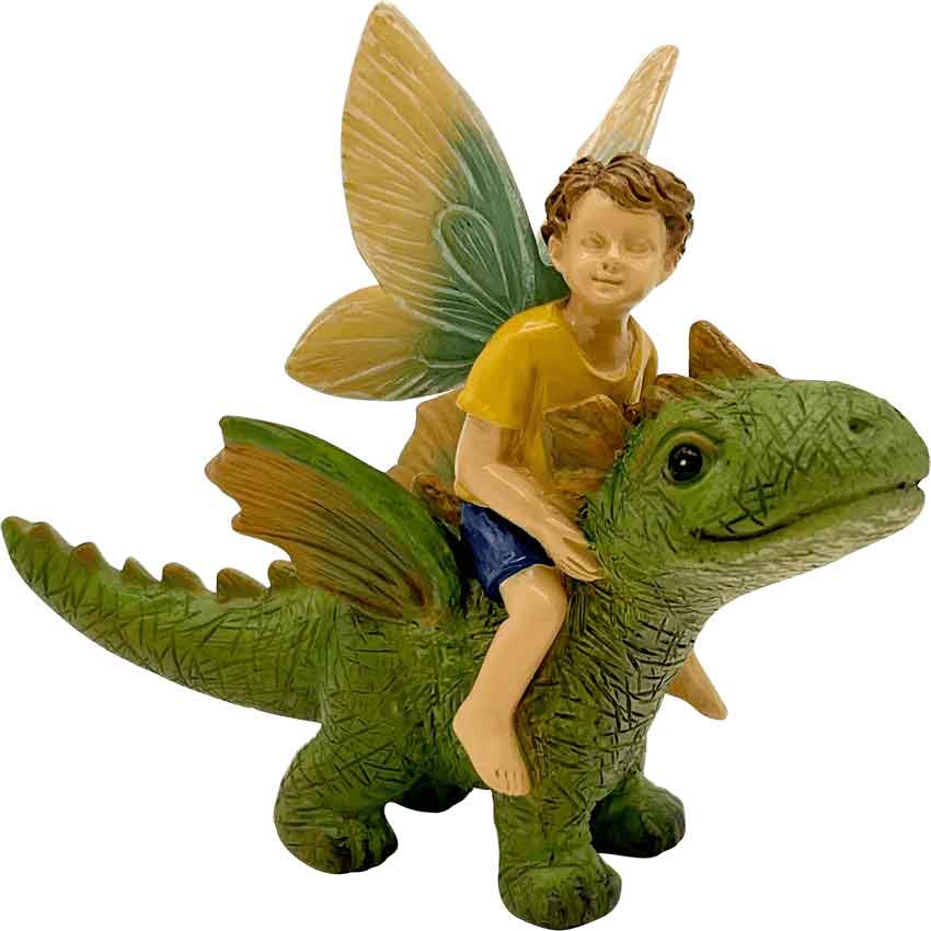 Boy and His Dragon Statue