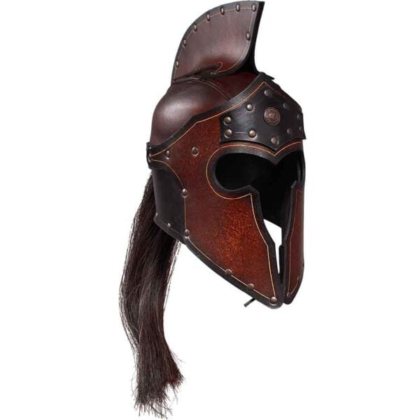Roman Leather Helm