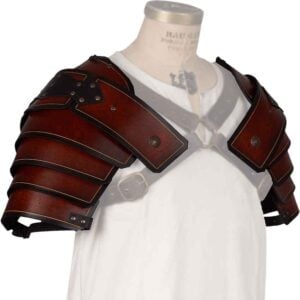 Roman Leather Pauldrons