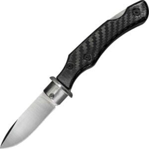 OSCI-I Carbon Fiber Sword Cane with Lockback Knife