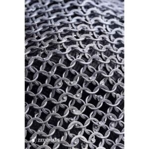 Riveted Aluminum Chainmail Coif - 10mm Round Rings