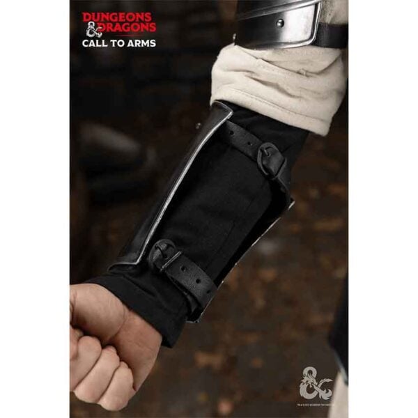 Dungeons & Dragons Steel Bracers - Polished