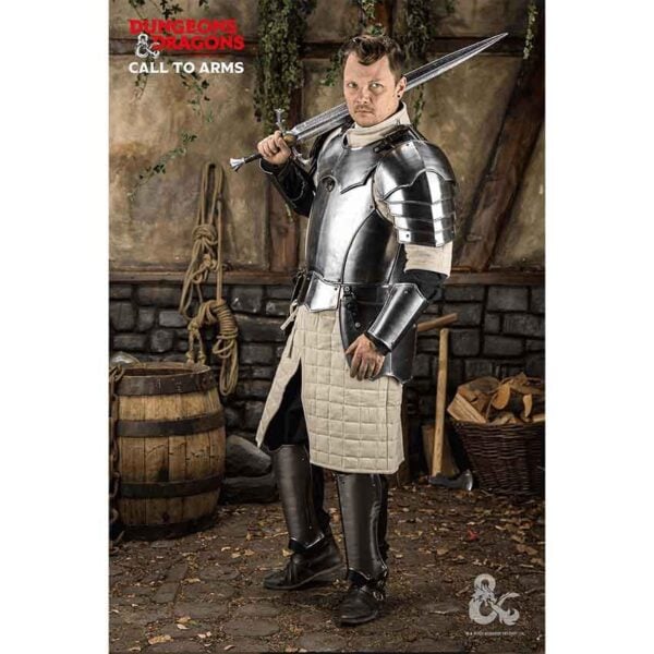 Dungeons & Dragons Steel Bracers - Polished