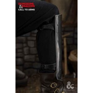 Dungeons & Dragons Steel Greaves - Polished