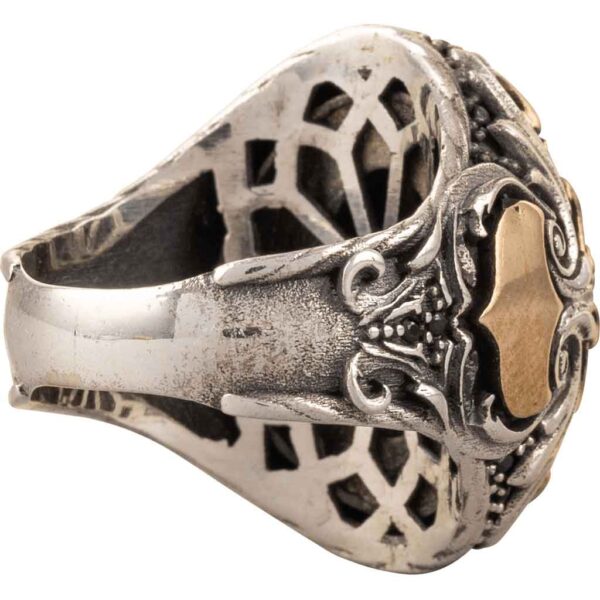 Onyx Medieval Fantasy Ring