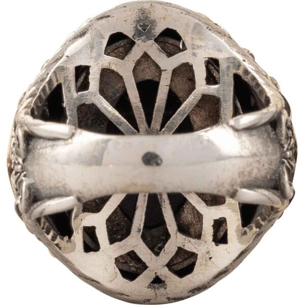 Onyx Medieval Fantasy Ring
