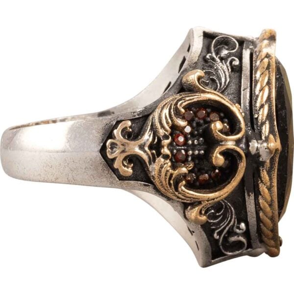 Red Gothic Vampire Ring