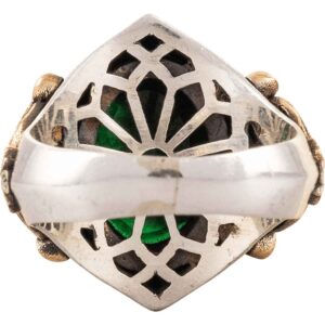 Green Gothic Vampire Ring