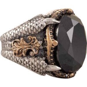 Silver Dragon Claw Ring