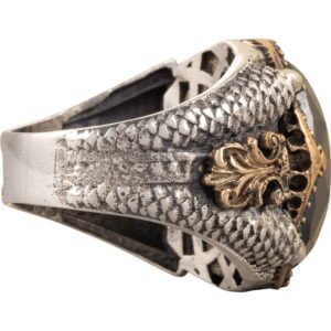 Silver Dragon Claw Ring