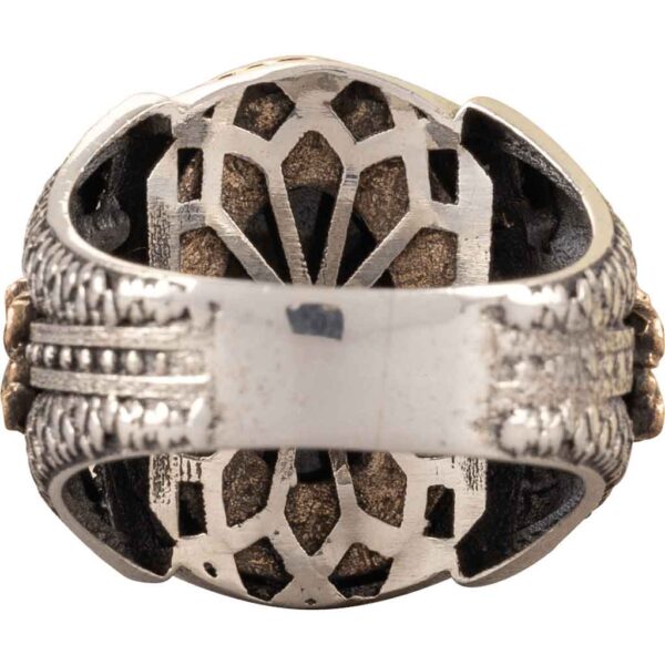Silver Dragon Claw Ring