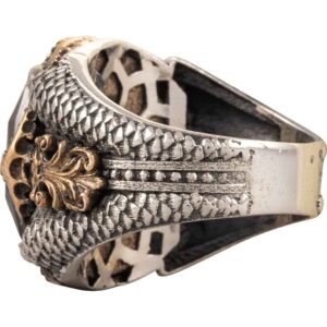 Silver Dragon Claw Ring